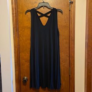 Style & Co Sleeveless Black Dress
